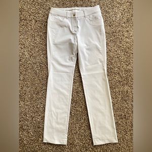 Titleist GOLF White Pants Stretch embroidered logo Women's W28